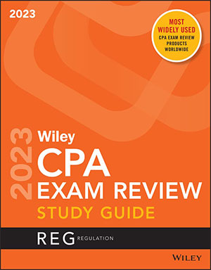 Wiley's CPA 2023 學習指南及練習題：法規